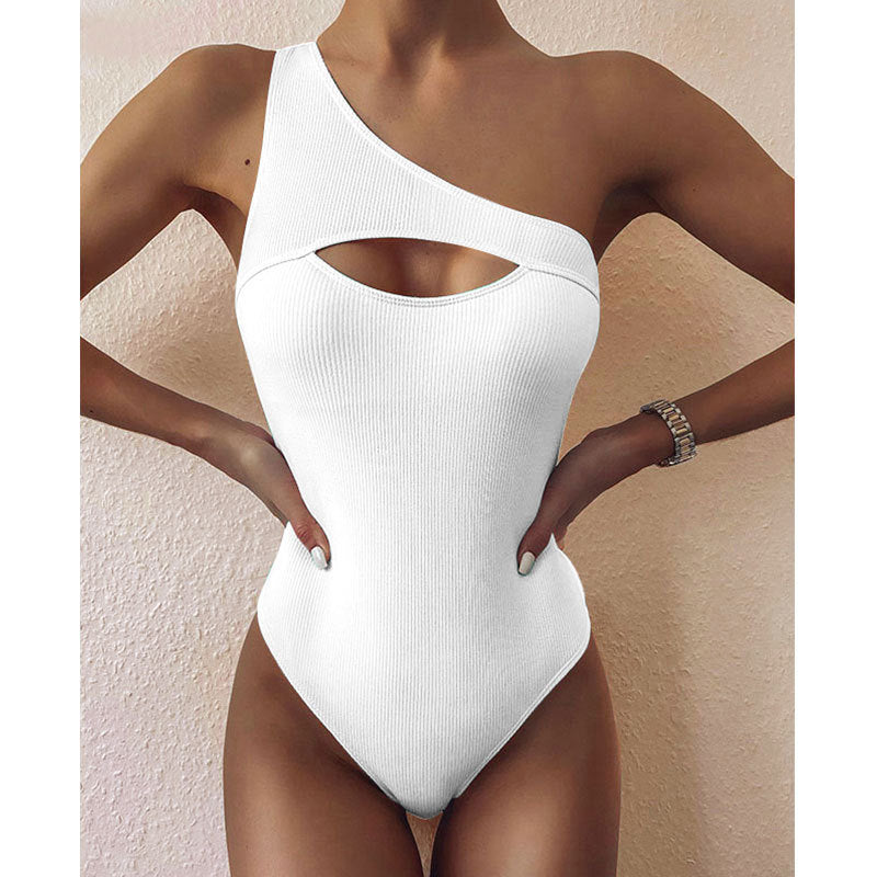 One off shoulder One-piece Swimsuit