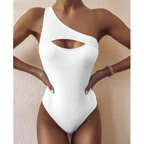 One off shoulder One-piece Swimsuit