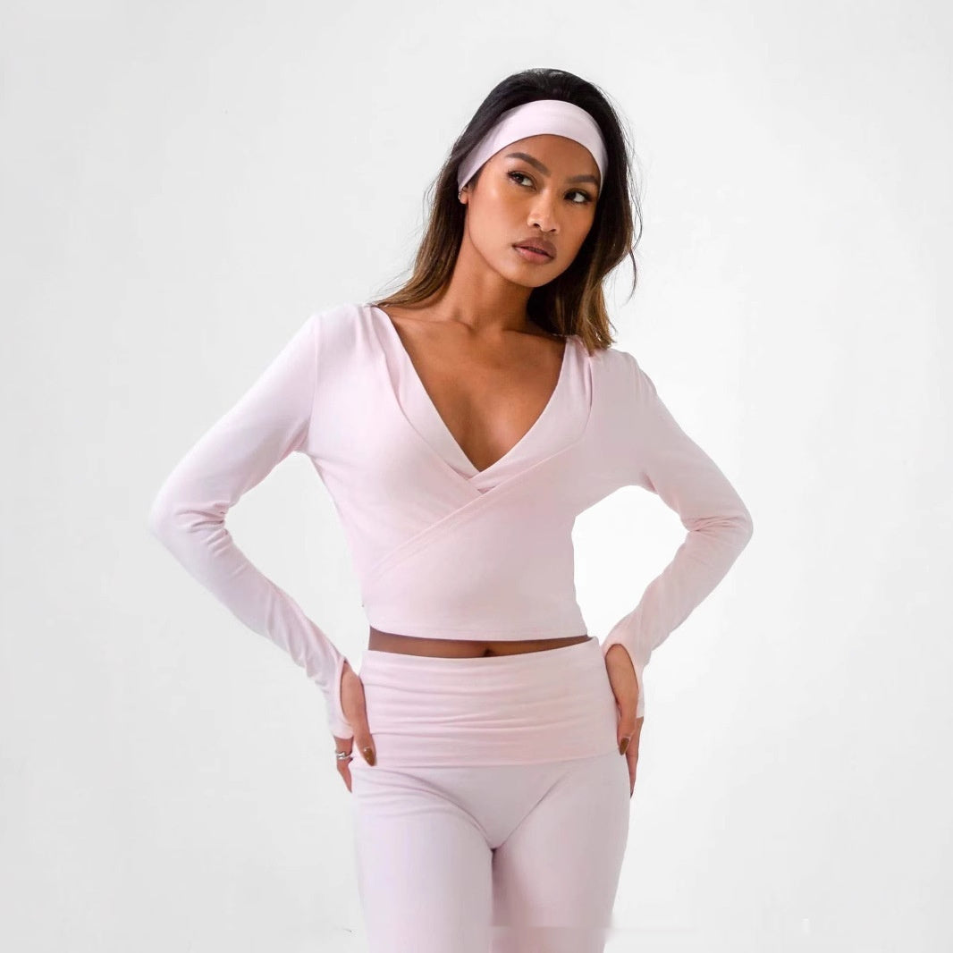 Spring Sports Workout Long Sleeve Top