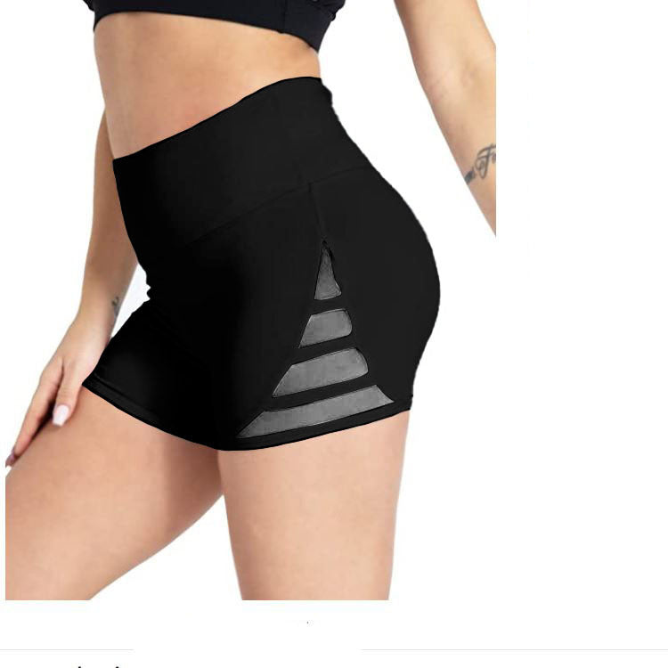 Woman Net Red Peach Hip Gym Shorts