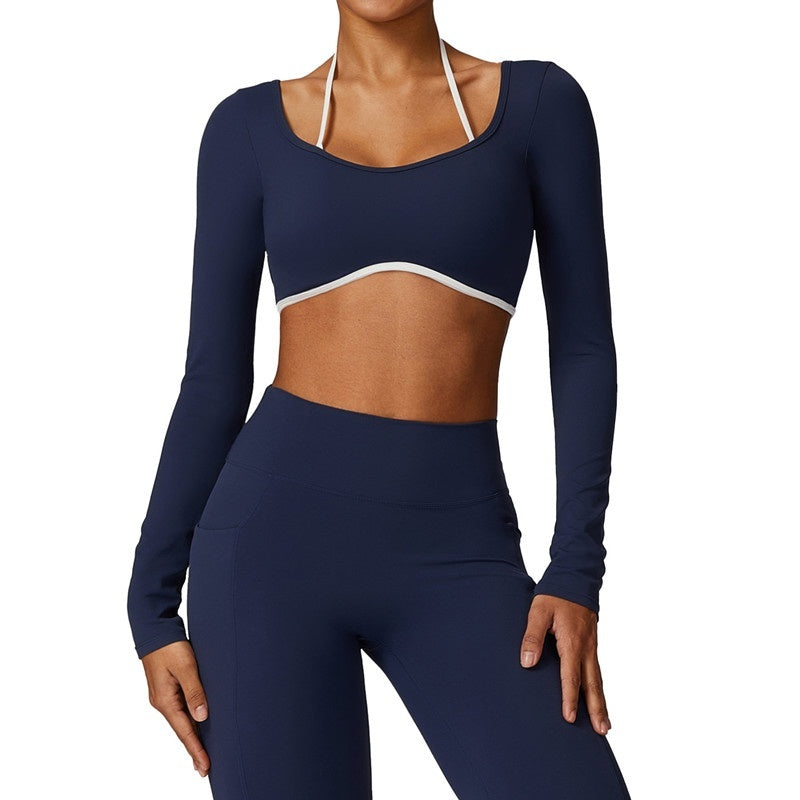 Quick-drying Beauty Back Long Sleeve Running & Exercise Tops