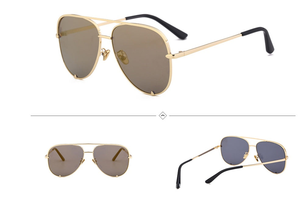 Personalized avant-glare aviator glasses