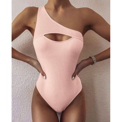 One off shoulder One-piece Swimsuit