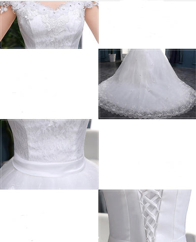 Long Tail Bridal Wedding Dress