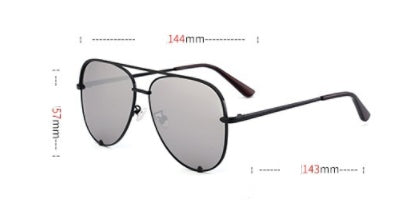 Personalized avant-glare aviator glasses