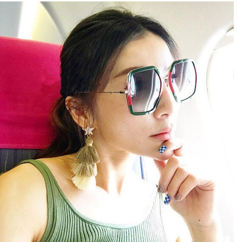 Trendy Tended Sun Glasses