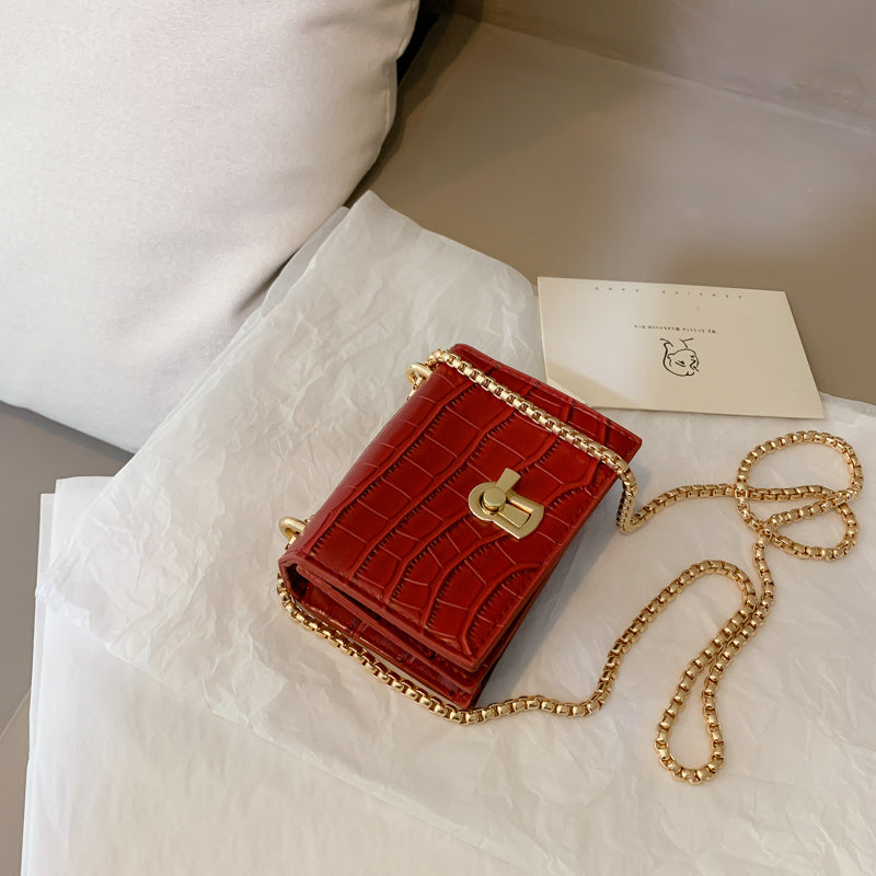 Textured mini bag