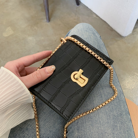 Textured mini bag
