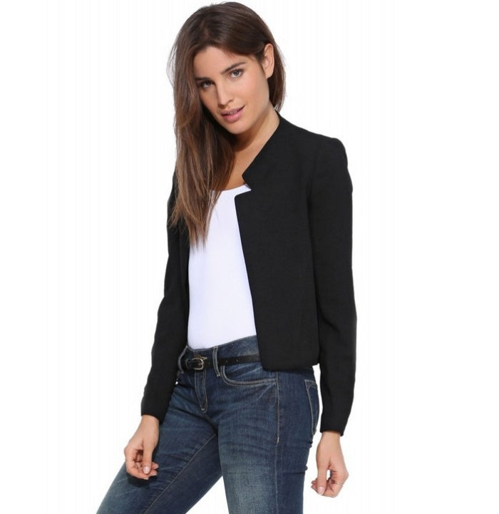 Spring Autumn New Women's Short Blazer
