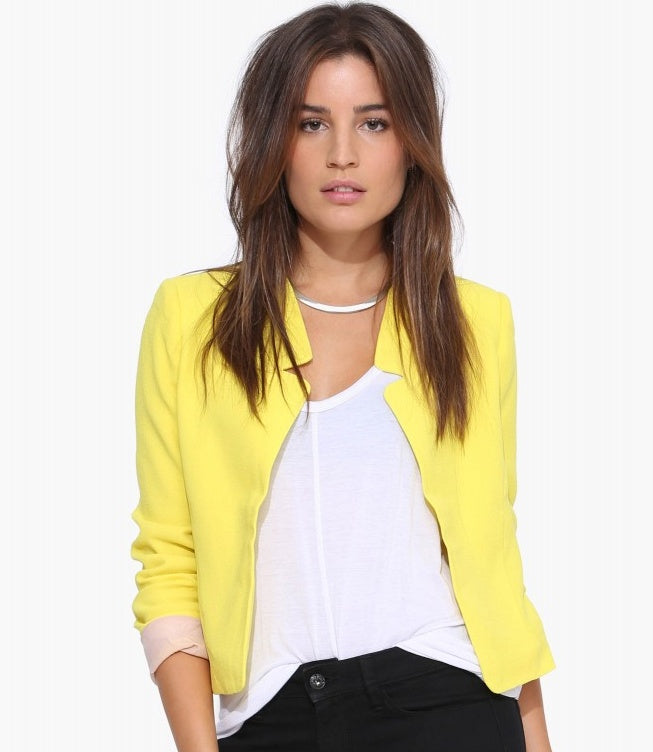 Spring Autumn New Women's Short Blazer