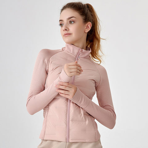White Goose Yoga  & fitness lightweight down jacket