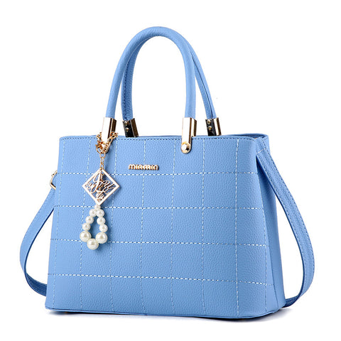 Designer Style Hair Ball Handbags with Strap