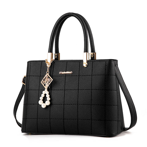 Designer Style Hair Ball Handbags with Strap