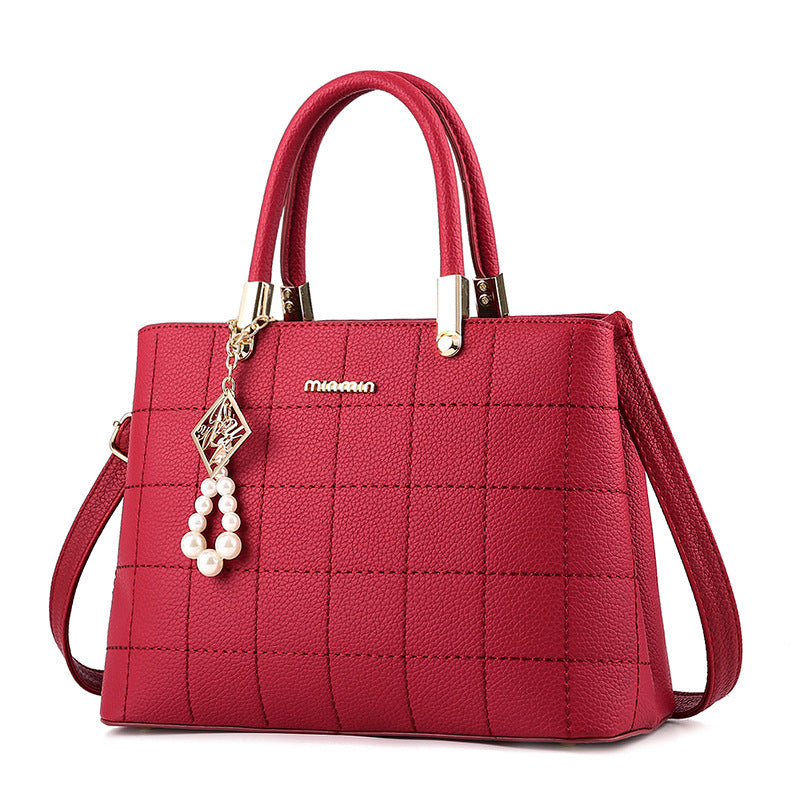 Designer Style Hair Ball Handbags with Strap