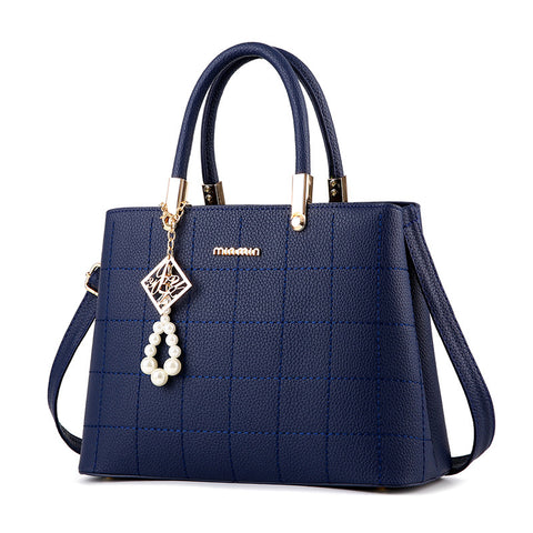 Designer Style Hair Ball Handbags with Strap