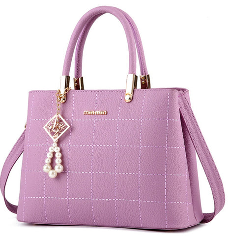 Designer Style Hair Ball Handbags with Strap