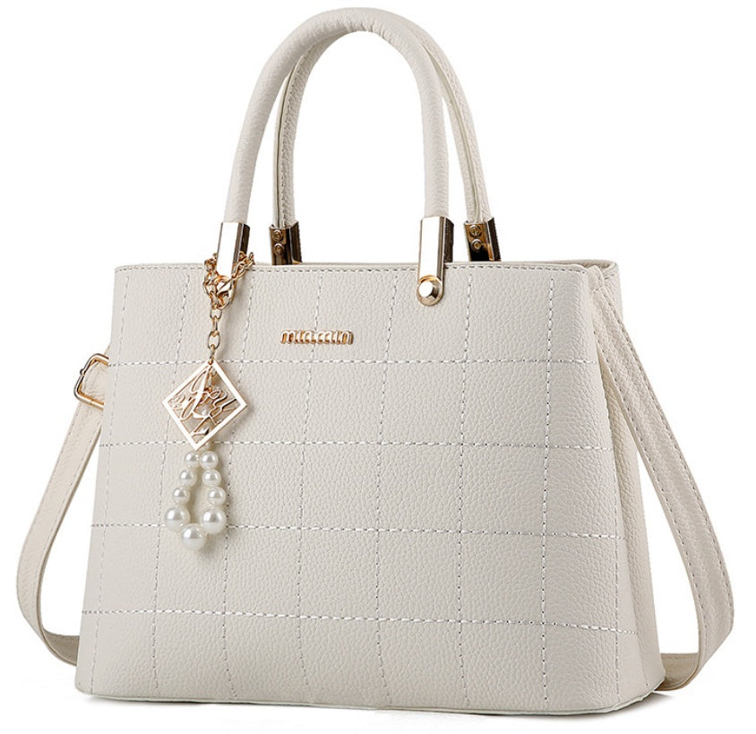 Designer Style Hair Ball Handbags with Strap