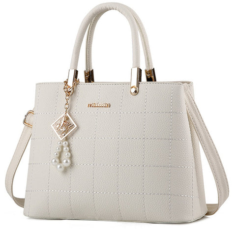 Designer Style Hair Ball Handbags with Strap