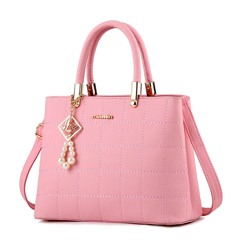 Designer Style Hair Ball Handbags with Strap