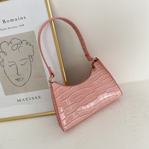 Trendy Patterned Underarm Mini Bag