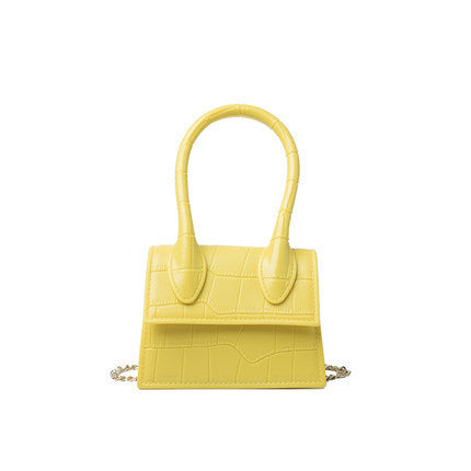 Summer Alligator Mini Mini Mini Color Matching Wallet Chain Bag Jelly Bag