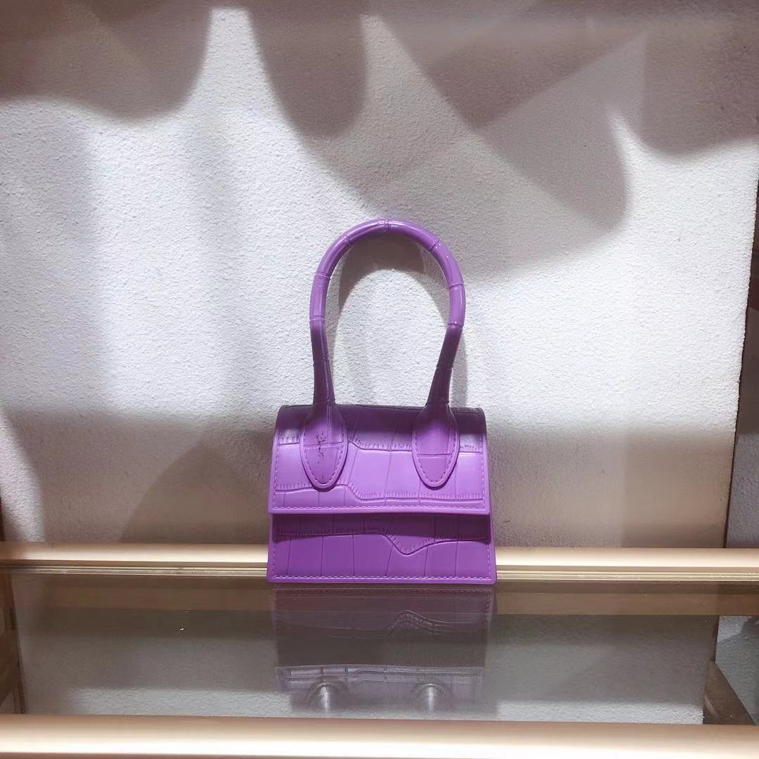 Summer Alligator Mini Mini Mini Color Matching Wallet Chain Bag Jelly Bag