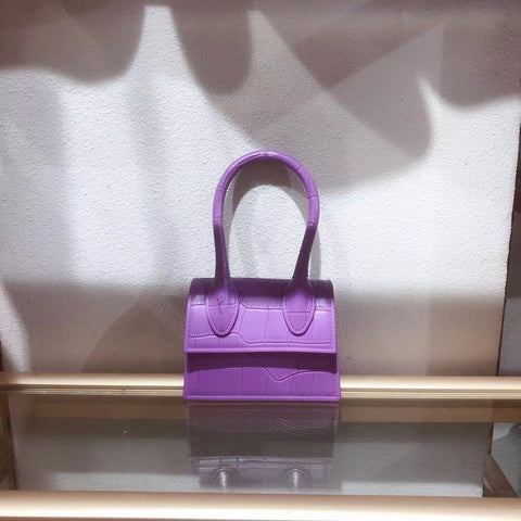 Summer Alligator Mini Mini Mini Color Matching Wallet Chain Bag Jelly Bag