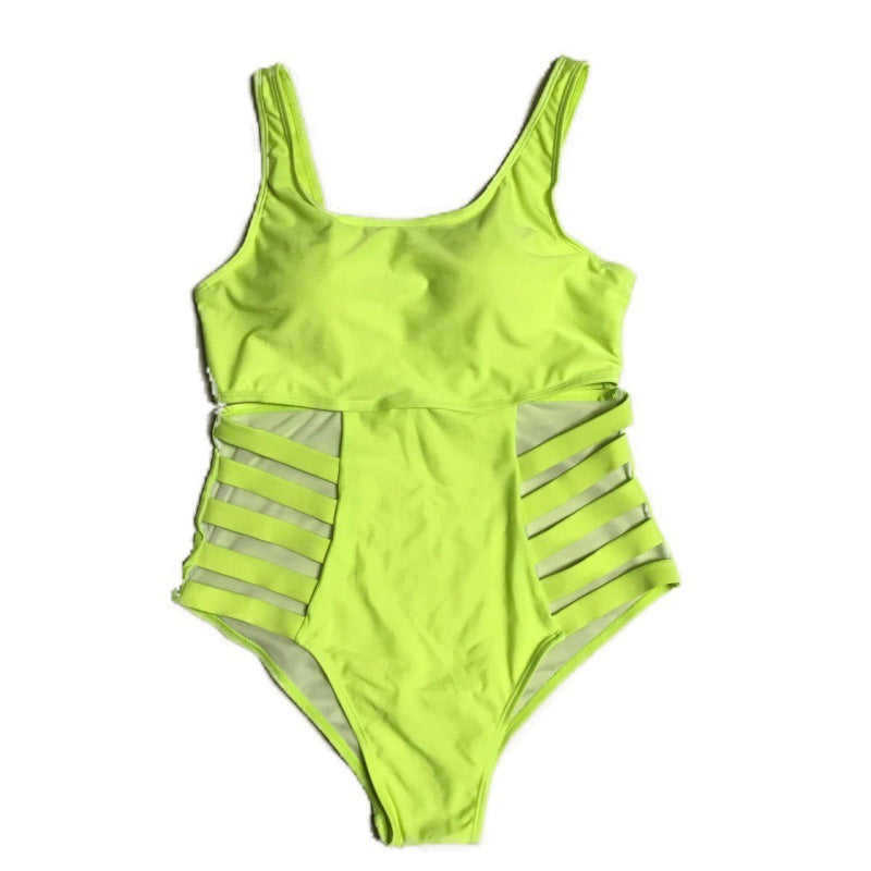 High-waisted Graffiti Swimsuit Bikini