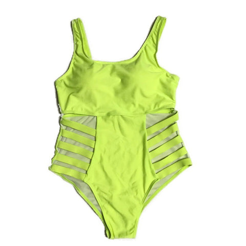 High-waisted Graffiti Swimsuit Bikini