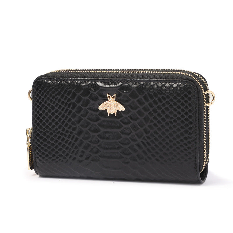 Two Layered Cowhide Mini Bag
