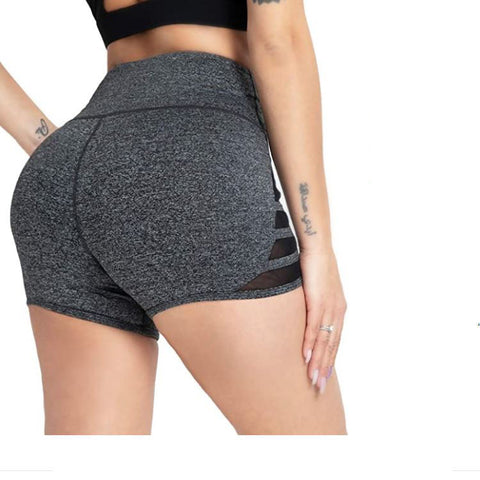 Woman Net Red Peach Hip Gym Shorts