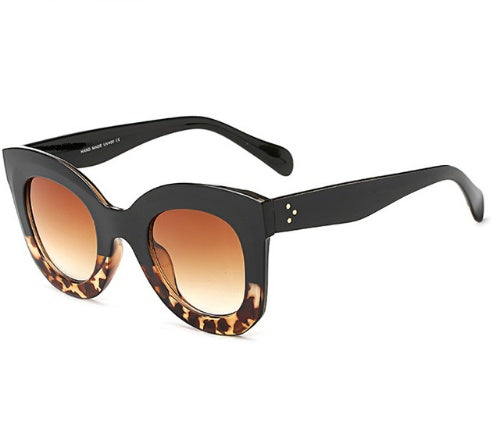 Cat Eye Brand Designer Vintage Gradient Shades