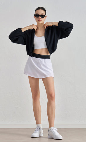 Lightweight & Breathable Workout jacket Waist-tight Design Outdoor