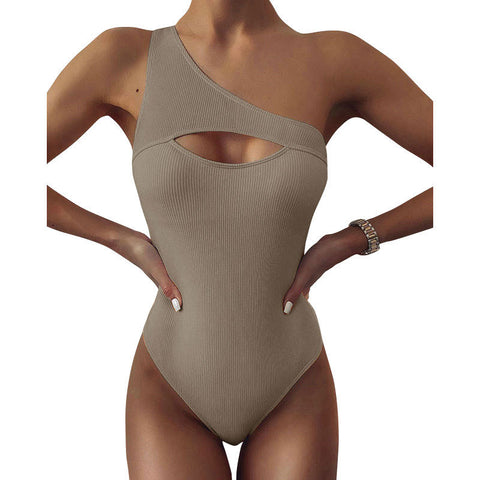 One off shoulder One-piece Swimsuit
