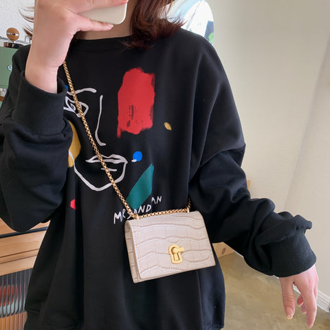 Textured mini bag