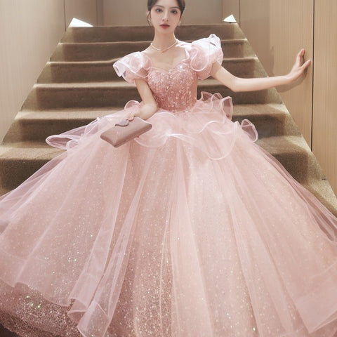 Banquet Ceremony Super Fairy Princess Evening Dress