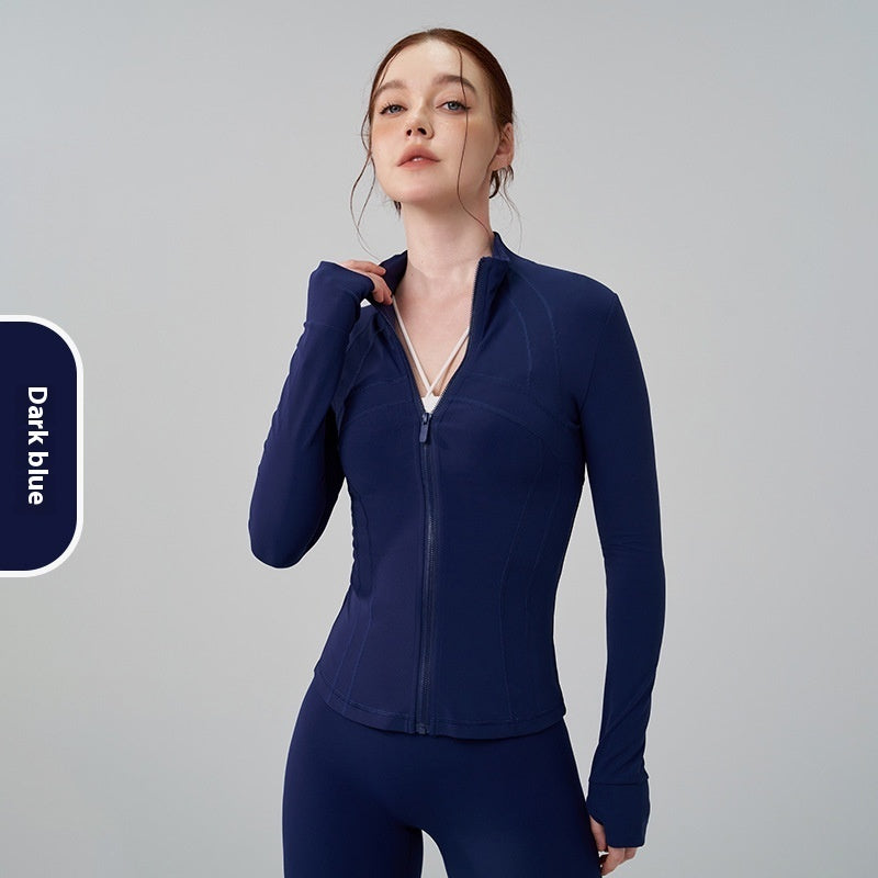 Autumn And Winter Turtleneck fitness Light Weight Jacket