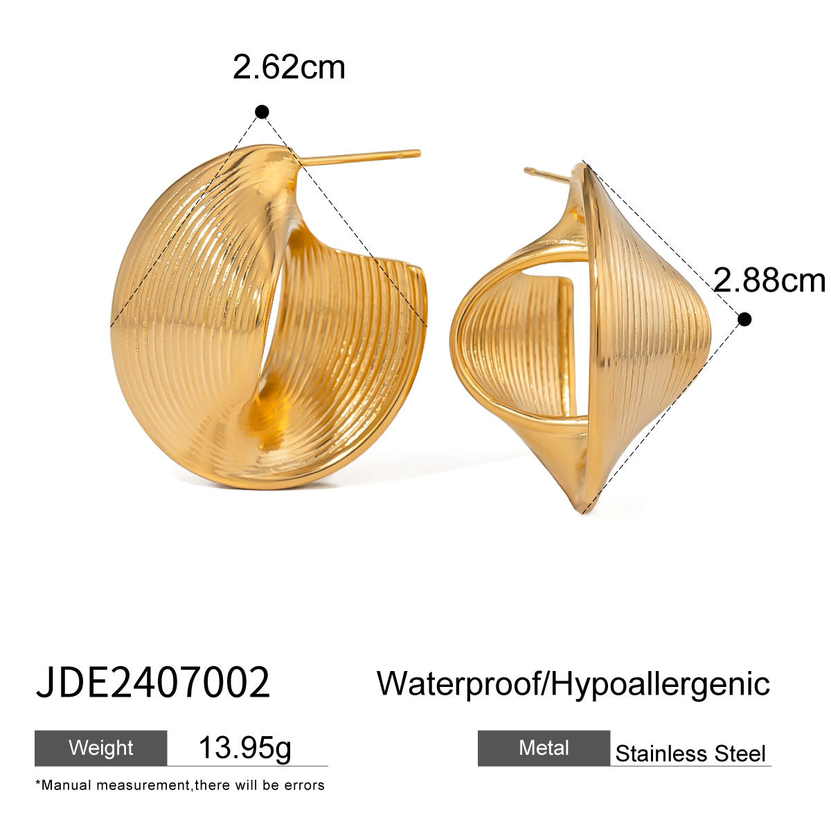 Stainless Steel Vintage Earrings Ear Ring