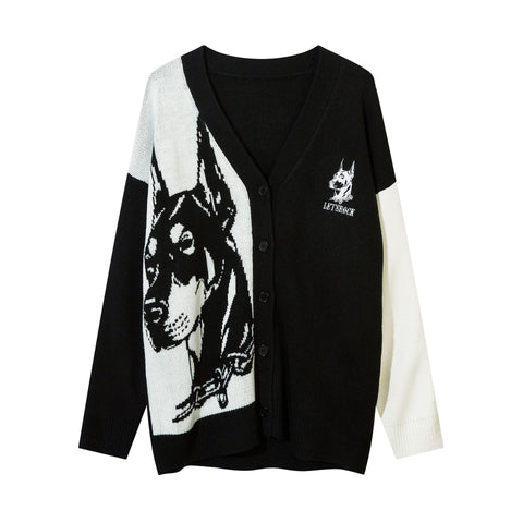 Loose and lazy style knit tops