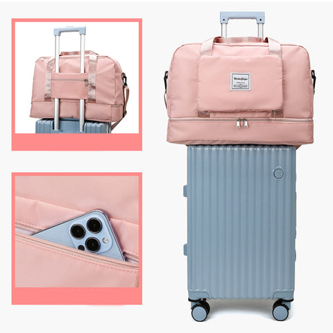 Foldable Gym & Travel Duffle Tote Bag