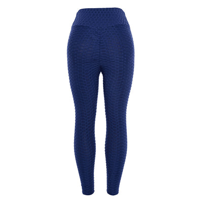 Polyester Ankle-Length Standard Fold Pants Elasticity Keep Slim Push Up Fitness Female Legging
