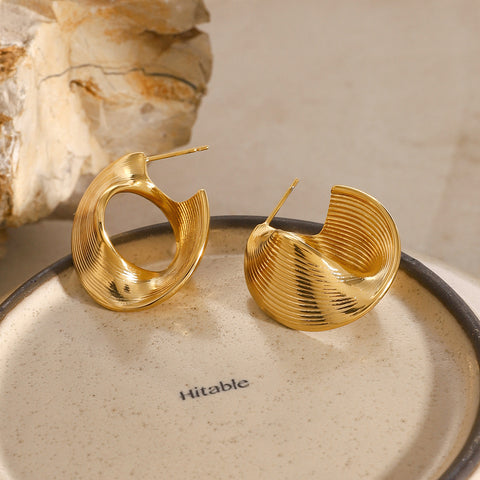 Stainless Steel Vintage Earrings Ear Ring