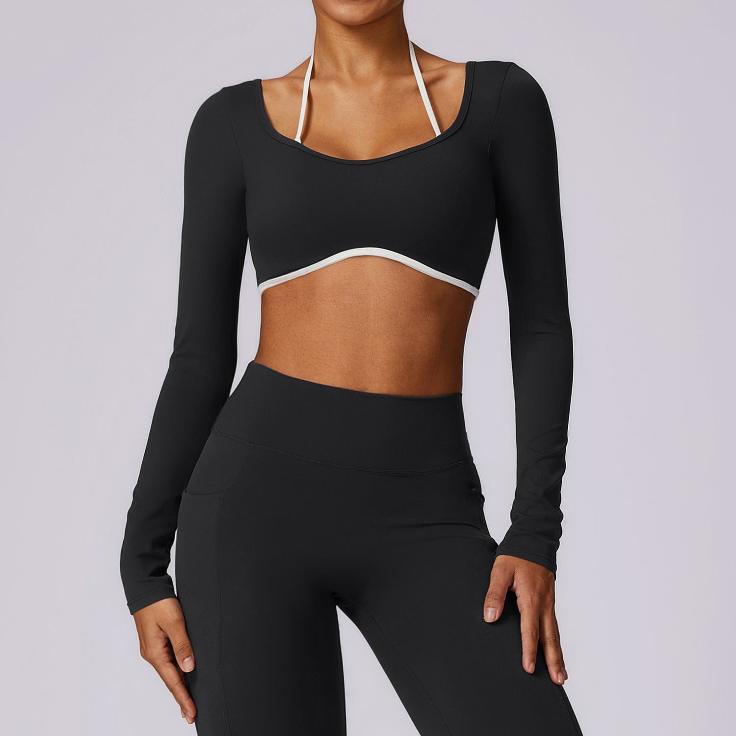 Quick-drying Beauty Back Long Sleeve Running & Exercise Tops