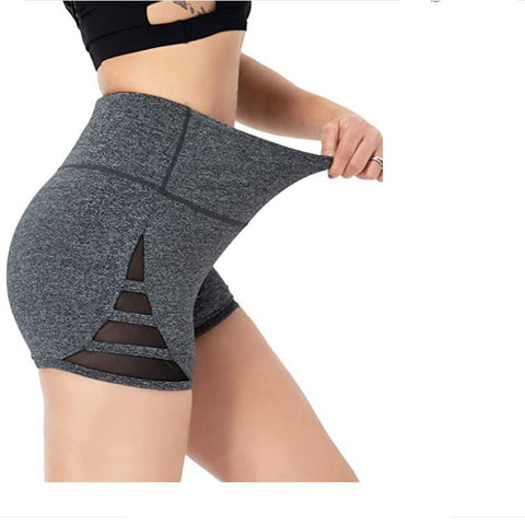 Woman Net Red Peach Hip Gym Shorts