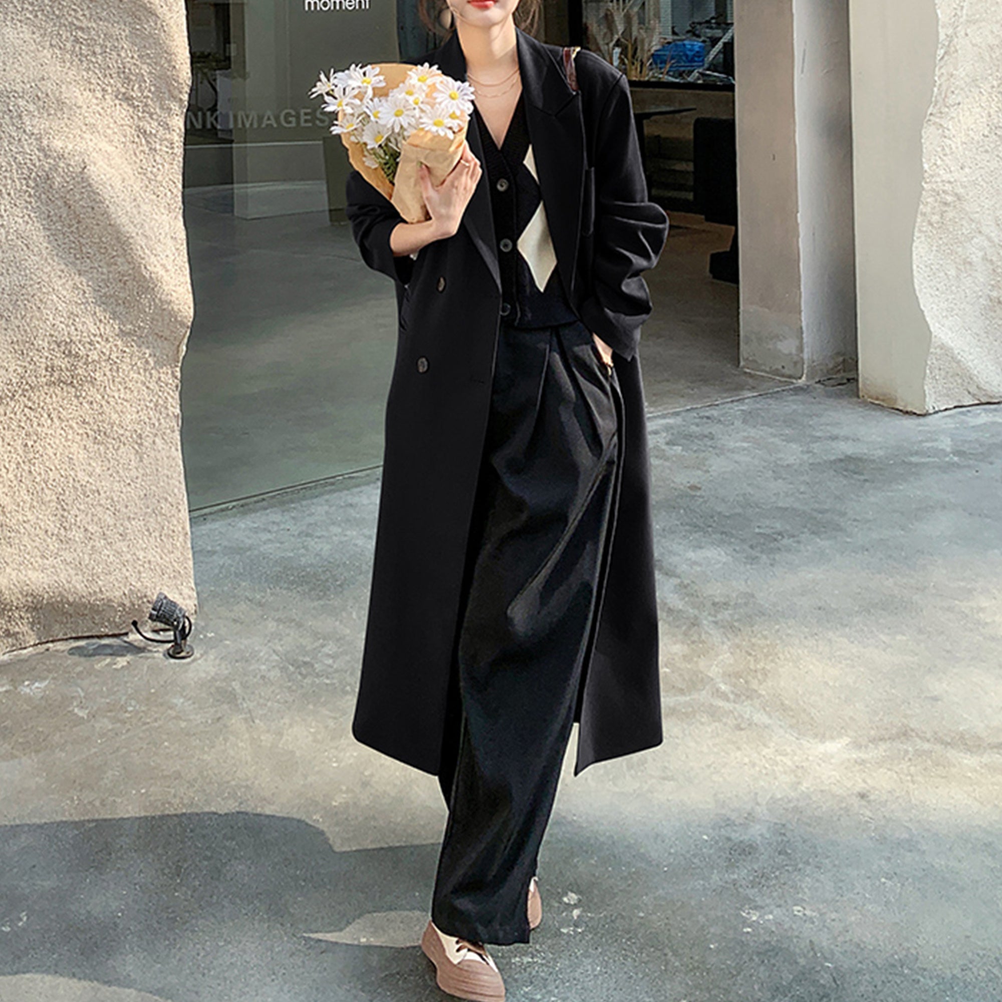 British Style Classic Long Trench Coat