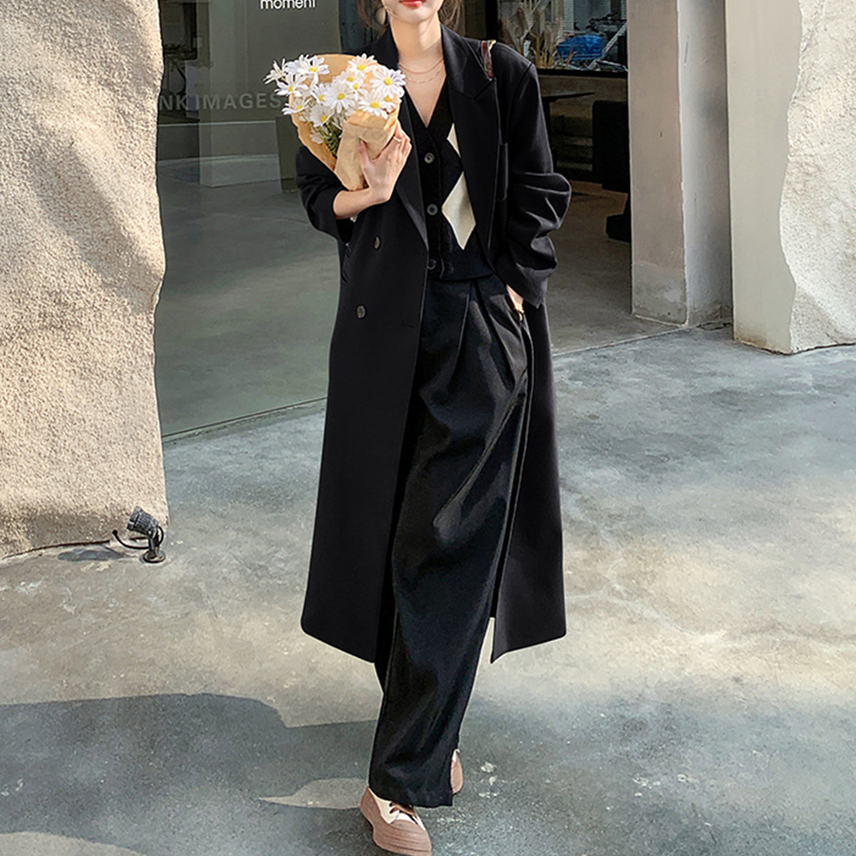 British Style Classic Long Trench Coat