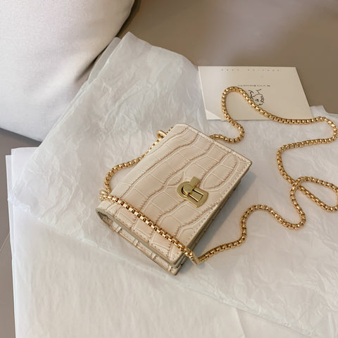 Textured mini bag