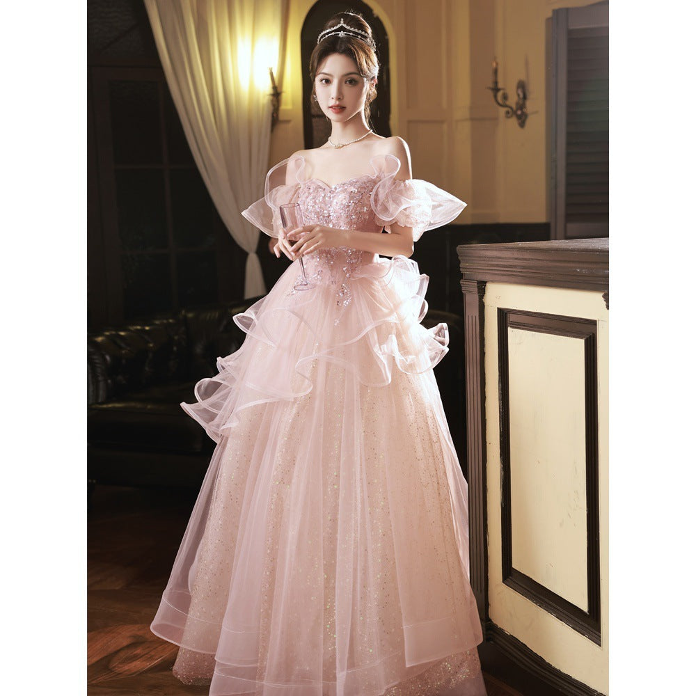 Banquet Ceremony Super Fairy Princess Evening Dress
