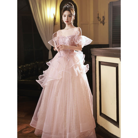 Banquet Ceremony Super Fairy Princess Evening Dress