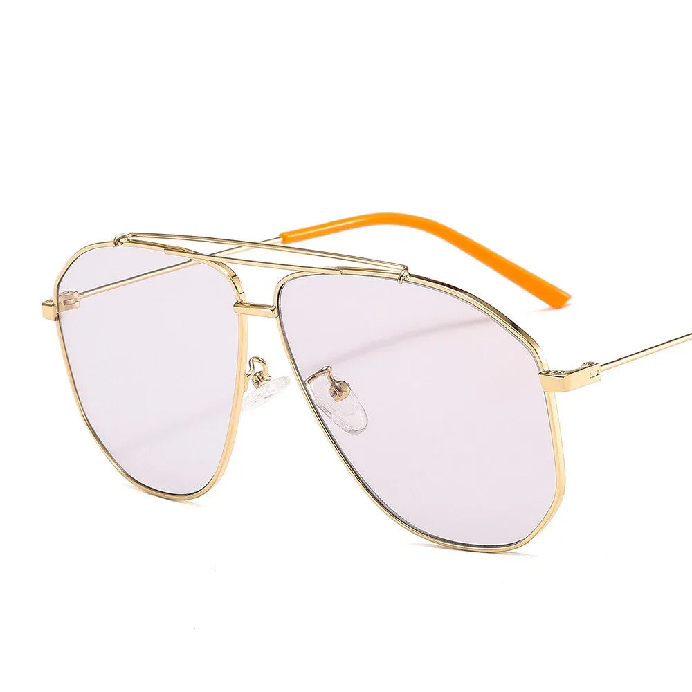 Double Bean Unisex Pilot Sunglasses